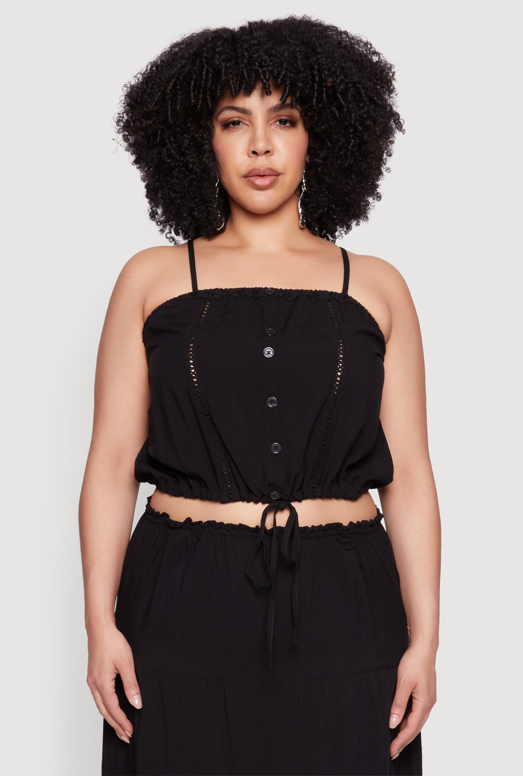 Plus Size Almost Famous Cropped Cami