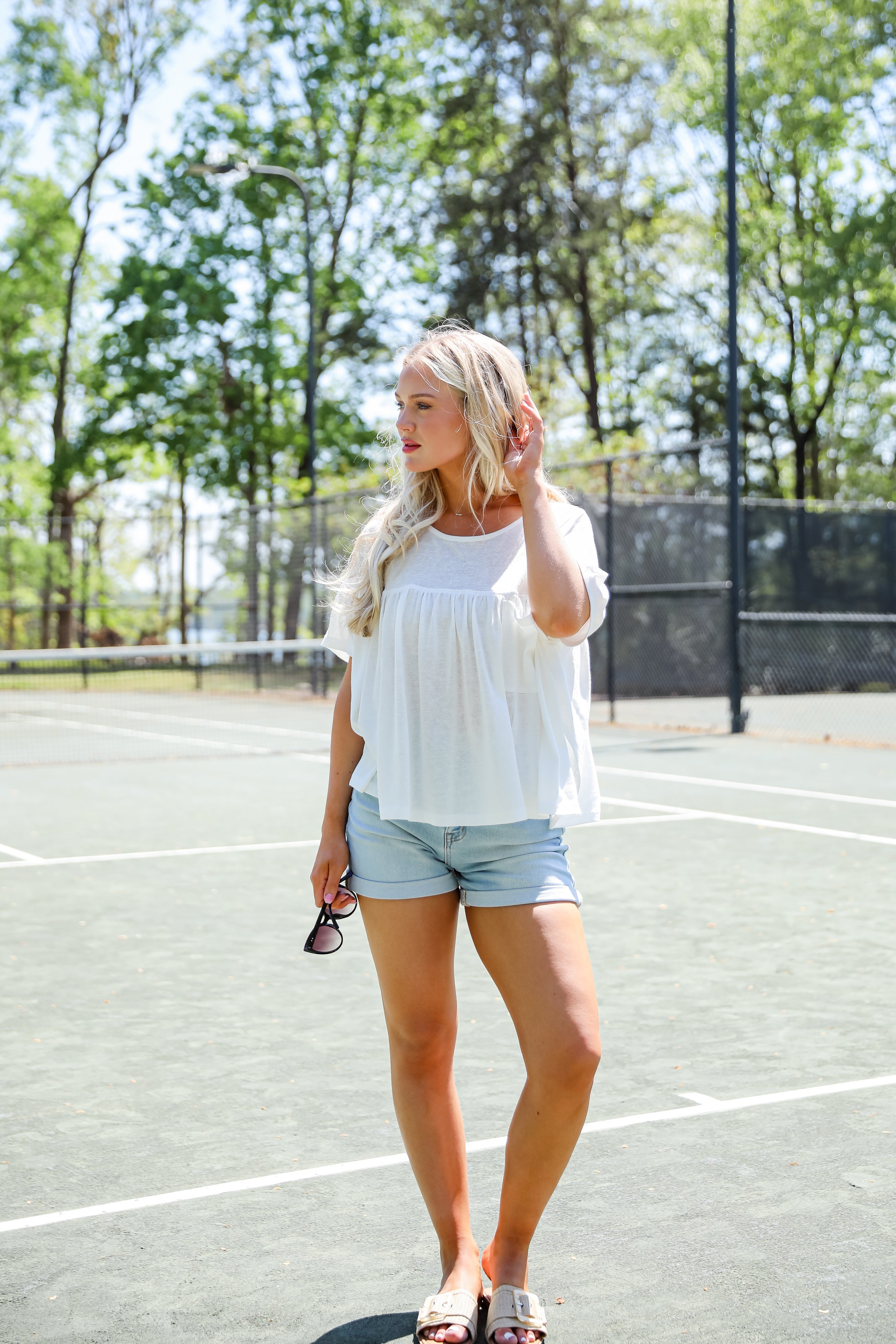 You're Mine White Babydoll Tee