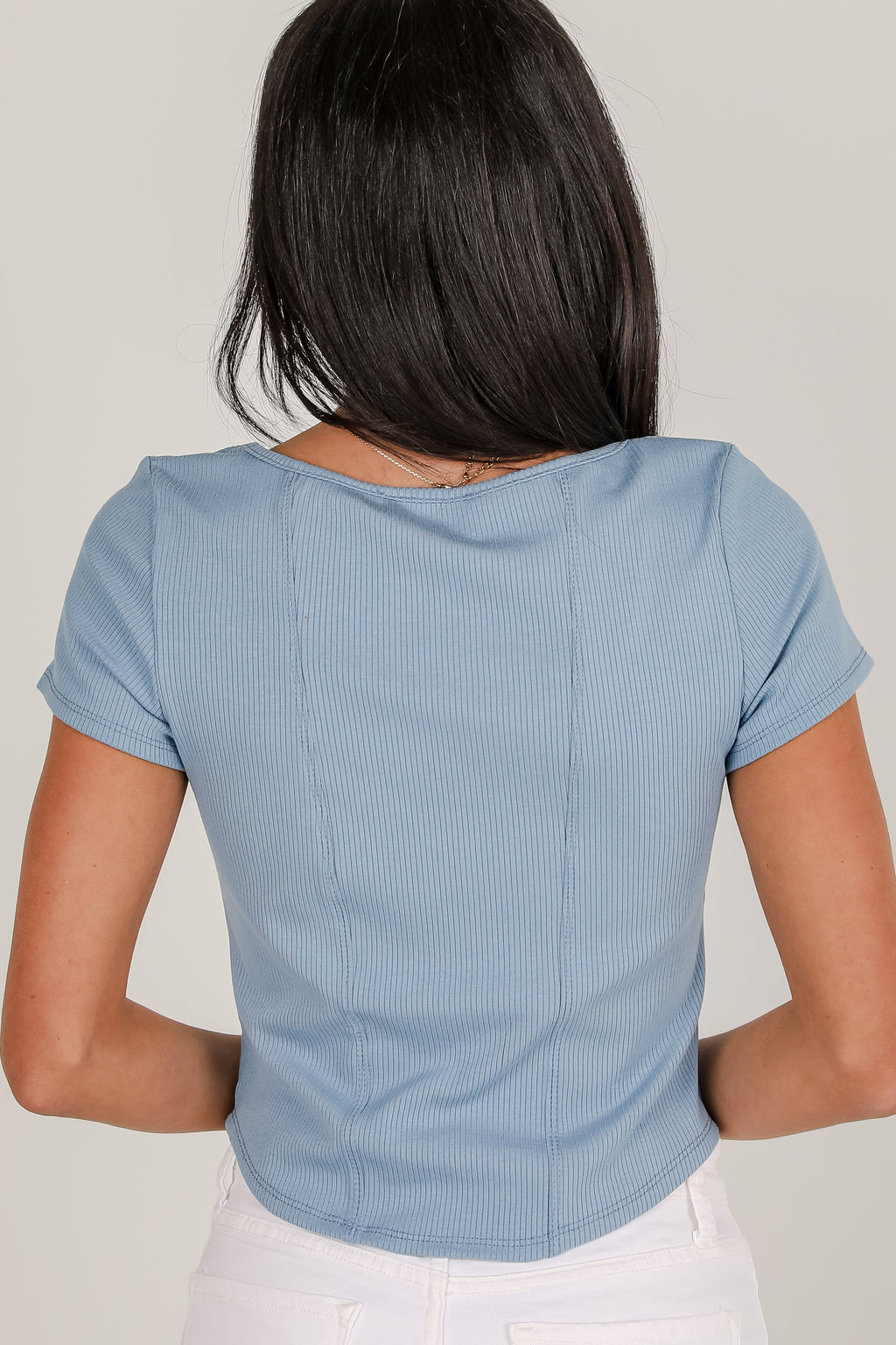 FINAL SALE - Ella Everyday Ribbed Top