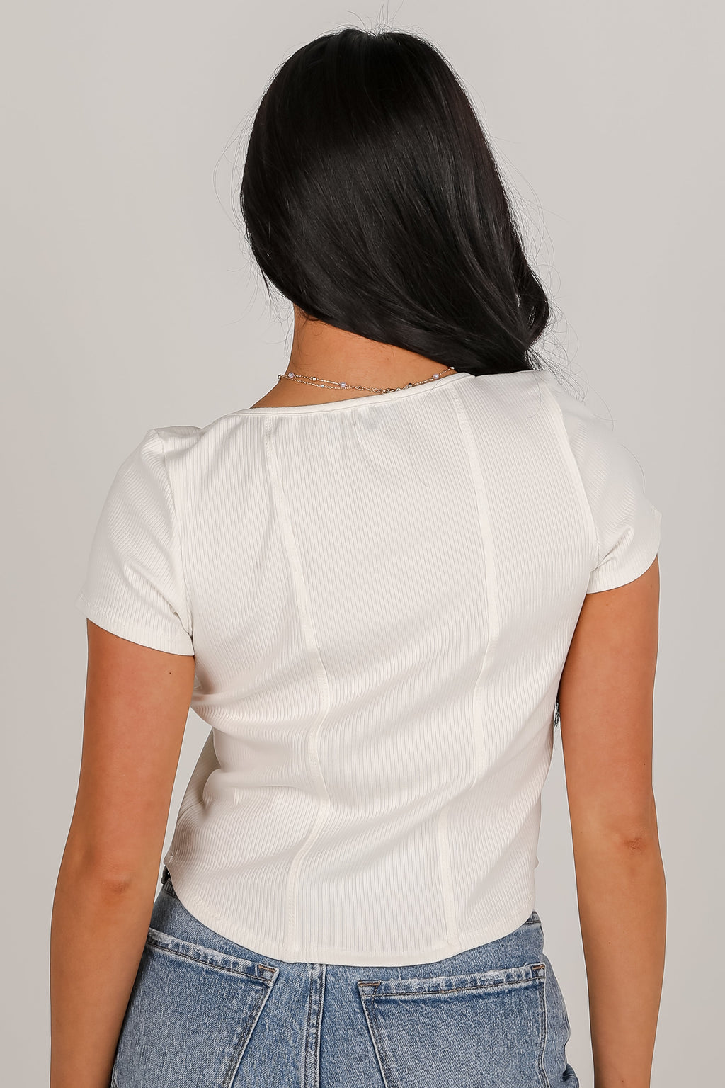 FINAL SALE - Ella Everyday Ribbed Top